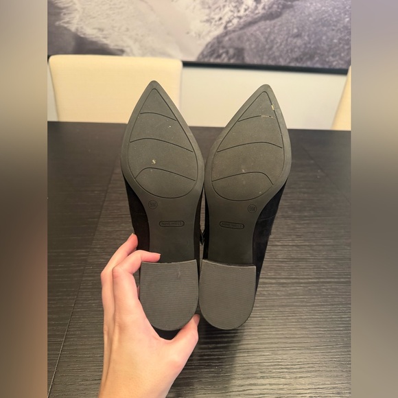 Nine West Prix Pump Black Block Heel Pointed Toe Heels Mary Jane Size 9 - Picture 6 of 9